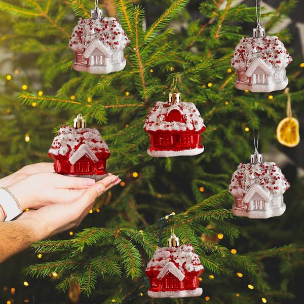 Juletre Røde Juletrepynt Juletrepynt