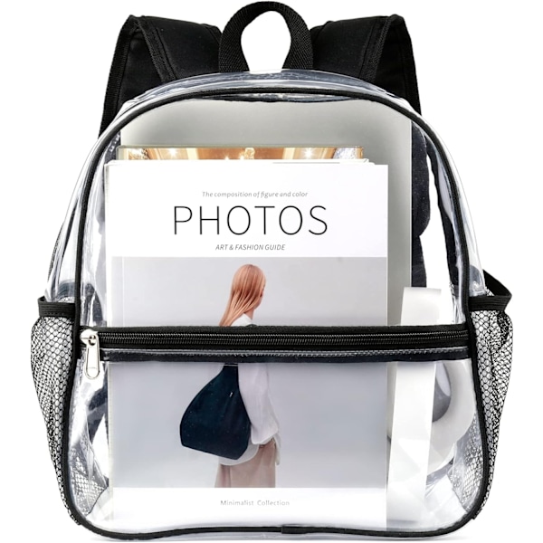 31*27*13cm Mini Liten Transparent Väska Godkänd för Stadion Perfekt för Spel Sport Evenemang Festivaler Konserter, Kvinnor Män Unisex