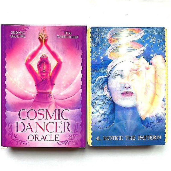 Caraele Cosmic Dancer Tarot Engelsk Tarot Oracle Spådom Bordspil Professionel Fortunesiger Party Favor