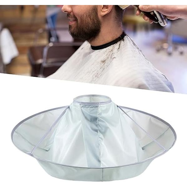 Hårklippningskappa Vikbar Frisörkapp Hårklippnings Paraply Vattentät Justerbar Haken Paraply Kapp för Hår Salong 70cm