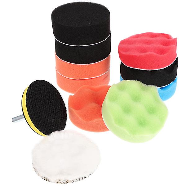 Car Wax Buffer Foam Wax Applicator Polisher Car Detailing Car Polisher Drill Attachment Polishing Wh