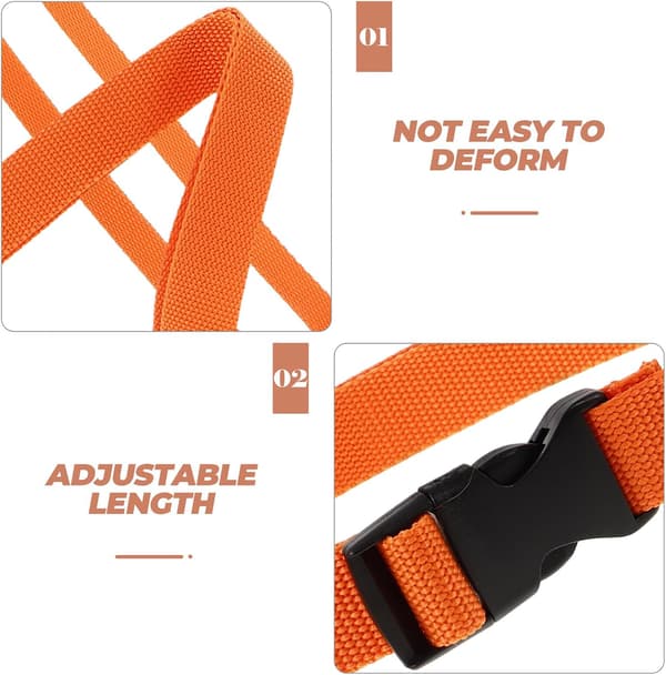 Durable Swimming Leash Safety Belt with Double Connection Ropes, Pool Training Harness