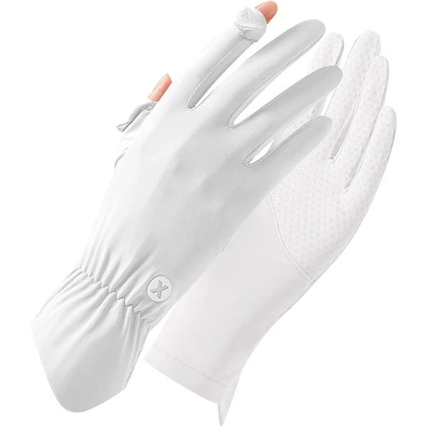 Women's Sun Protection Gloves UV Protective Fishing for Cycling Driving Driving Ice Cool Summer High Elasticity Breathab