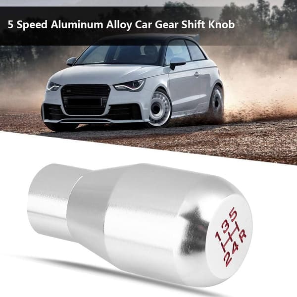 Gearshift Adapter Universal 5-trins ??Metal Manuel Krom Gearshift Knob