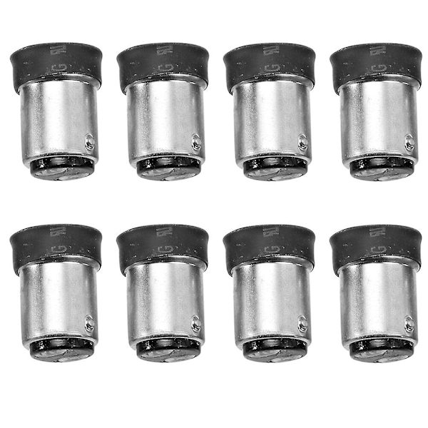 8 st Svart Ljuskälla Skruv Ljusomvandlare Lampsockel Omvandlare Ljuskälla Omvandlare Sockel Lamphållare Adapter Svart 2,5X1,8CM