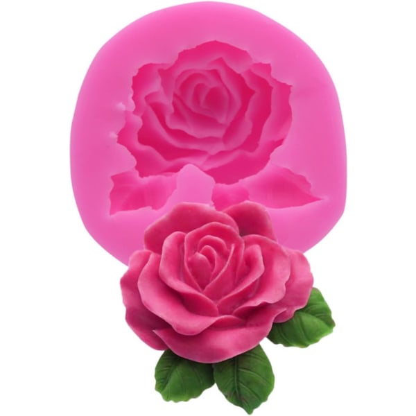 Rose Shape Silicone Cake Fondant Candy Chocolate Molds DIY Wedding Decoration Tool Baking Accessory