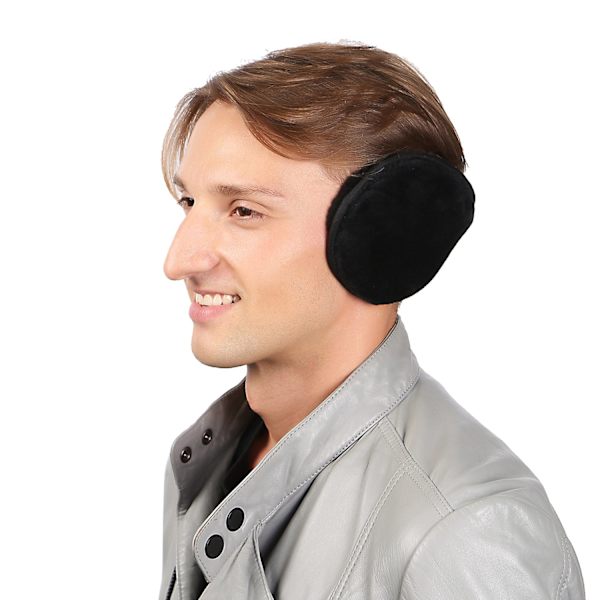 Öronmuffar Unisex Klassiska Fleece Öronvärmare Vinteraccessoar Utomhus Öronmuffar lätta att bära lätta att tvätta och hållbara