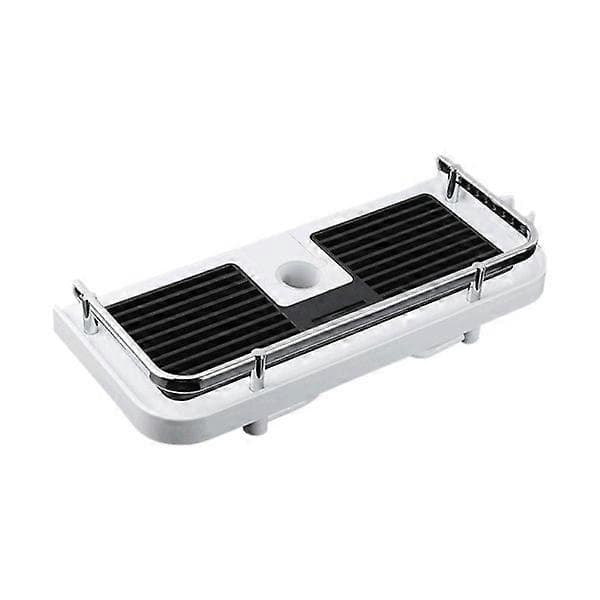Duschhylla ABS 32x12 cm Svart/Vit