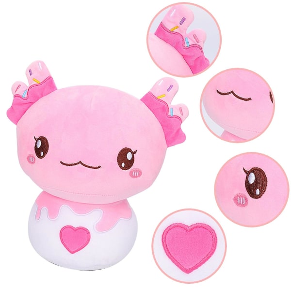 Stuffed Animal Kawaii Mushroom Kanin Plussjeleketøy Jente Gutt Dekorasjon Gave Mushroom salamander