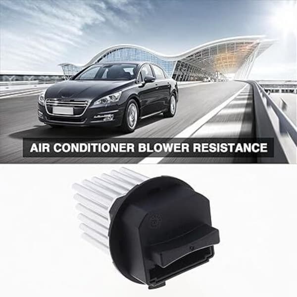 Car Heater Blower Motor Resistor Control Module Compatible with Citroën C3 C4 C5 C6 DS3 307 407 High Quality Aluminum ABS - 6441S7