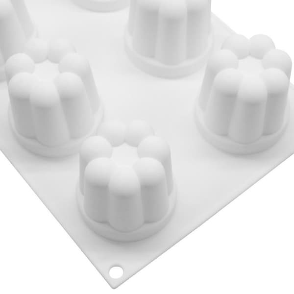 Blomsterformet Silikon Kakeform DIY Kakebakeform Baketilbehør