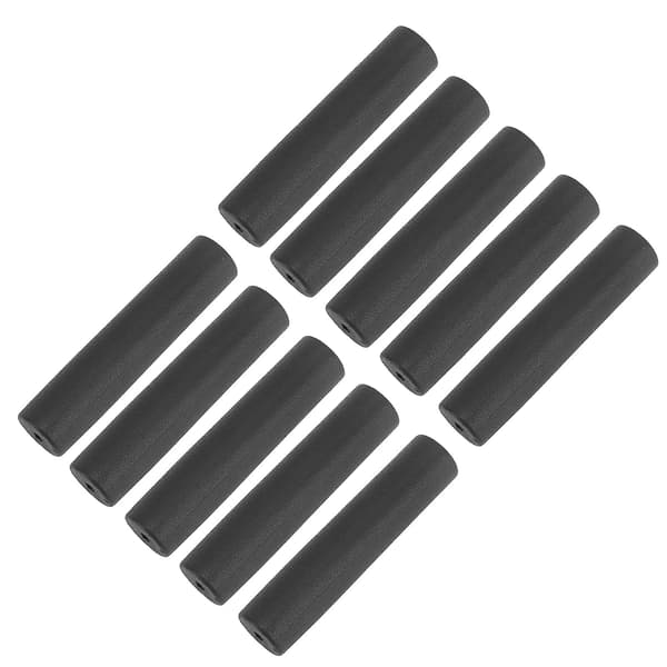 10 pcs Exercise Equipment Handle Grips Tube Wraps Handlebars Grips Protective Sleeve Black
