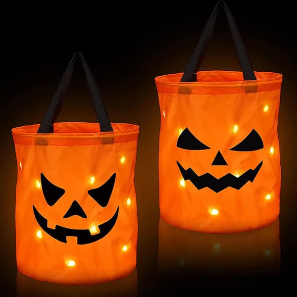 Halloween godisväskor, 4 st 30 cm