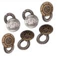 Metal Buttons for Trousers, Jeans or Skirts, Extender, Spring