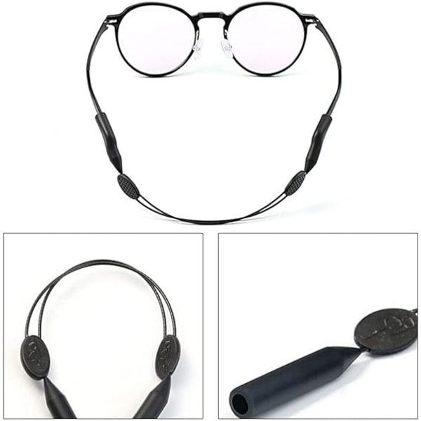 Barnebrillesnorer, 10 stk justerbar brilleholder Sportssnor for briller Universalbrillestropp for kvinner, menn