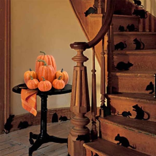 Large Artificial Pumpkins - Creative Home Decor Details - 7-pack
