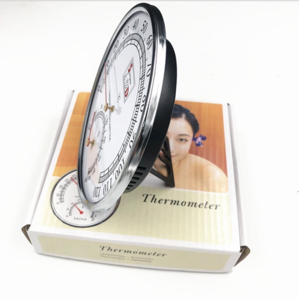 Saunatermometer og hygrometer, indendørs temperatur og luftfugtighed af pointertype, langdistancetermometer med høj præcision