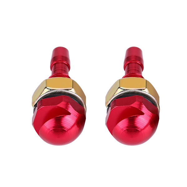 2nd Universal Alloy Car Auto Front Windshield Washer Nozzle Red