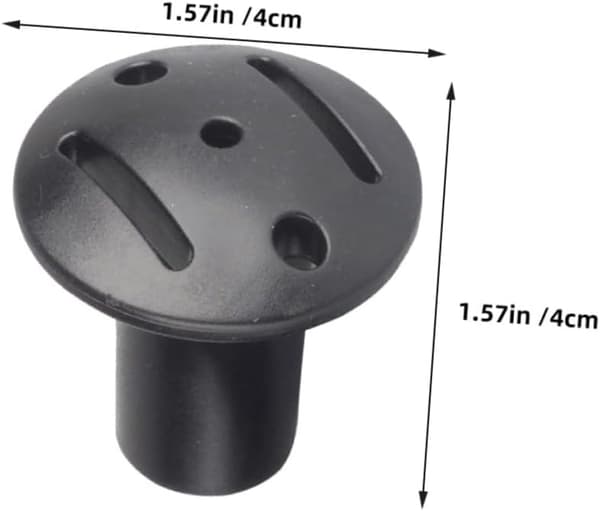 Tarp Pole End Caps Heavy Duty Outdoor Camping Tent Replacement Accessories, 8 Pcs