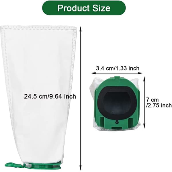 10-pack dammsugarpåsar till Vorwerk Kobold VB100 VB 100 FP100 FP 100 Vacu