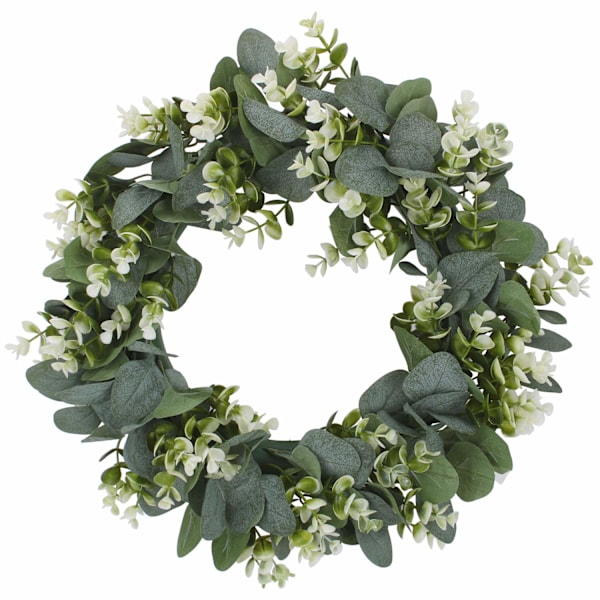 Kunstige blomsterkrans Realistisk blomsterdekorasjon, bryllupsbilblomster til bryllupsfestdekorasjon