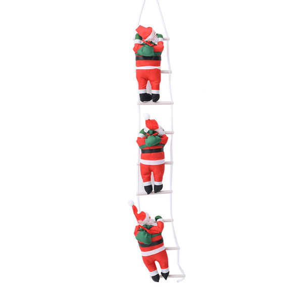 CCreative kiipeilyköysitikapuut laskuvarjo Joulupukin nukke Joulukuusikoristeet Joulun uudenvuoden festivaali Juhlasisustus LahjaC