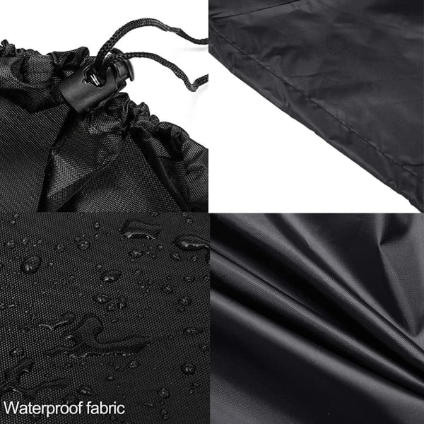 Cover, Cover, Fyrkantig skyddande presenning, med dragsko, för sandlåda, pool, trädgård eller gård (150 svart)