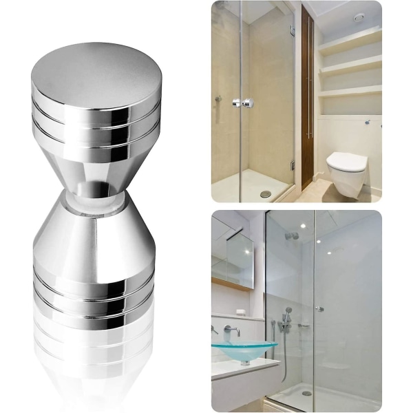 Set med 2 dörrhandtag i rostfritt stål, 63 cm duschdörrhandtag dörrhandtag för badrum, kök, hem, kontor, hotell