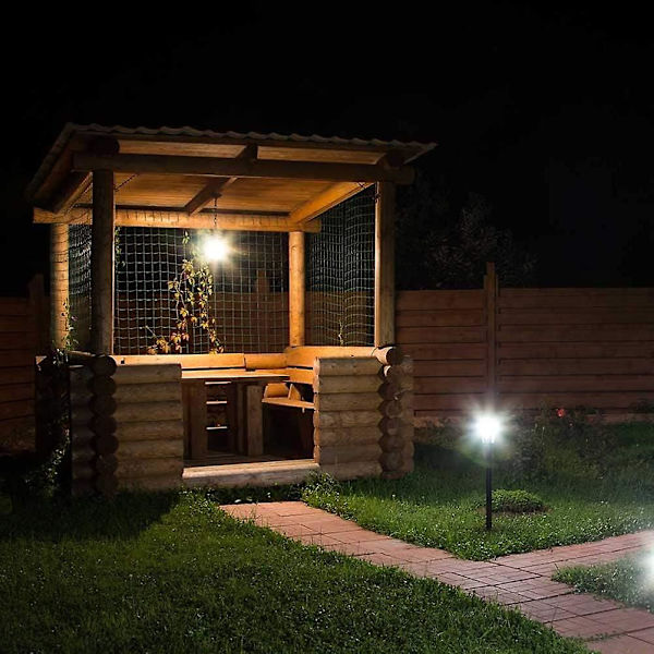 Bærbar Solcelle Kyllingehuslys - Hængende LED Pære Med Solpanel Til Camping Og Kyllingehusbelysning