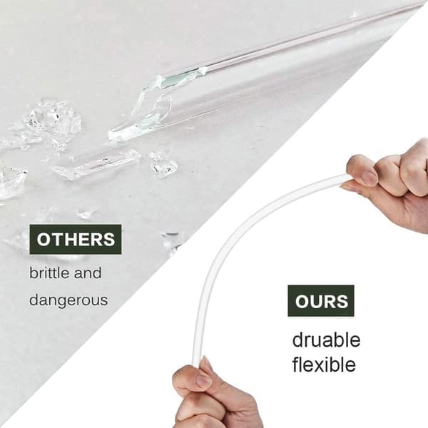 Replacement Straws Compatible with Stanley 1.2L and 890ml Tumblers, 6-Pack Reusable Straws with Cleaning Brush