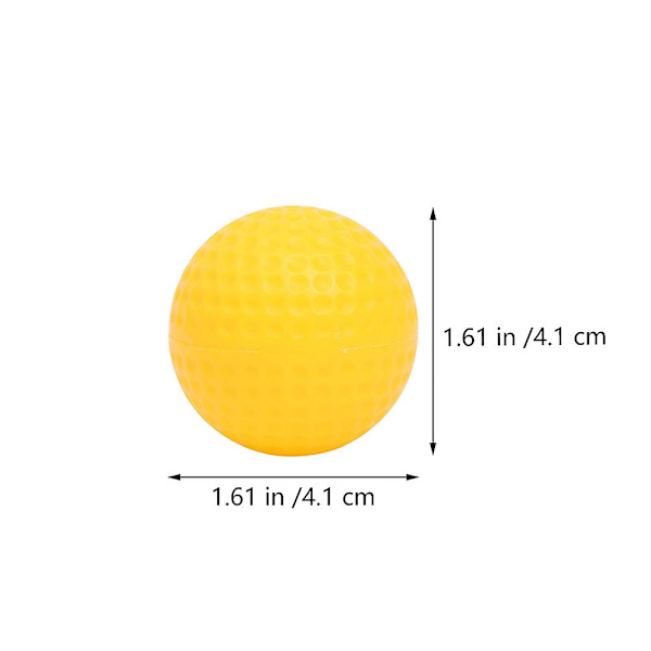 30 stk Farverige Golfbolde Letvægtsbolde Indendørsbolde Træningshjælpemidler Luftkernebolde Assorterede Farver 4,1X4,1CM