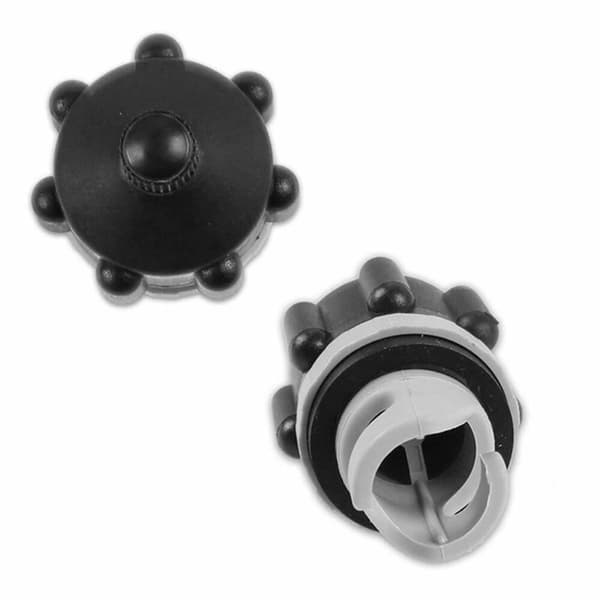 Svart ventiladapter, kajakkpumpeadapter, oppblåsningsdyse, kompressor