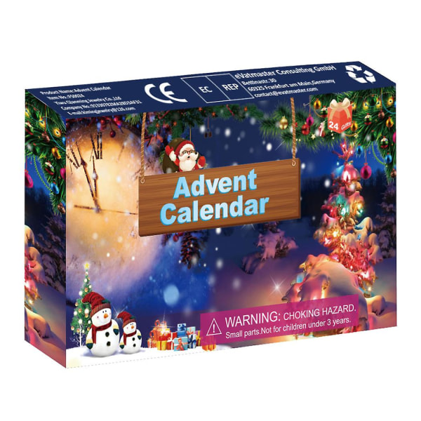 Ny Blindboks Julegave for Barn - Mollusk Jul 24 Dagers Adventskalender