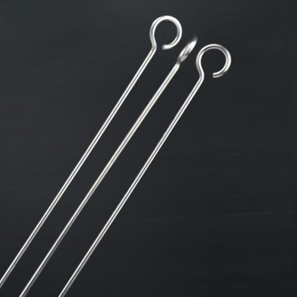 Solid Wood Handle 51, 53, 58 mm, Coffee Needle Dispenser, Powder Leveling Tool, Silver Color, 53 mm Ring