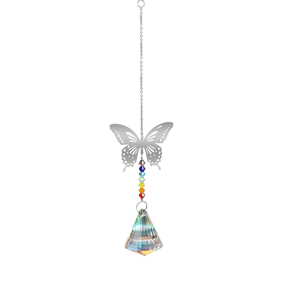 Crystal Guardian Angel Rainbow Makers Suncatchers med glaskugle prismekegle Cone