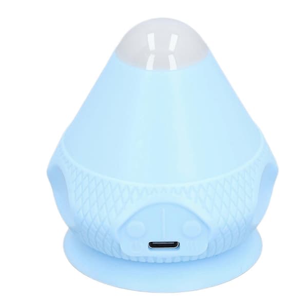 Mountable Massage Ball Suction Cup Wall Massager Vibration Heated Back Massager for Trigger Points Deep Tissue Neck Fascia Relaxation Blue