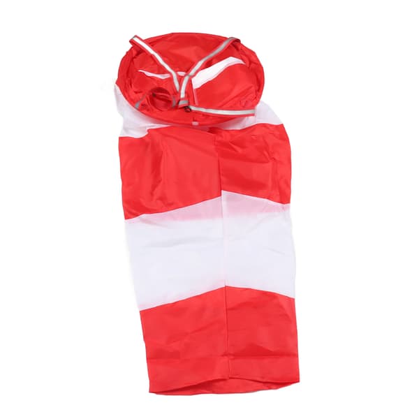 Wind Cone Light Strong Polyester Wind Direction Indicator Wind Sock for Outdoor Yard Industry Red 100cm Fluorescent Style