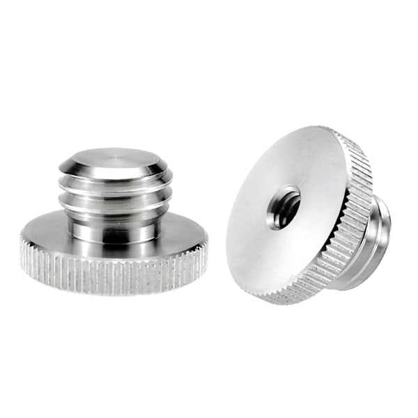 Mikrofonstativadapter 1/4\" hun til 5/8\" han, egnet til kamerastativ