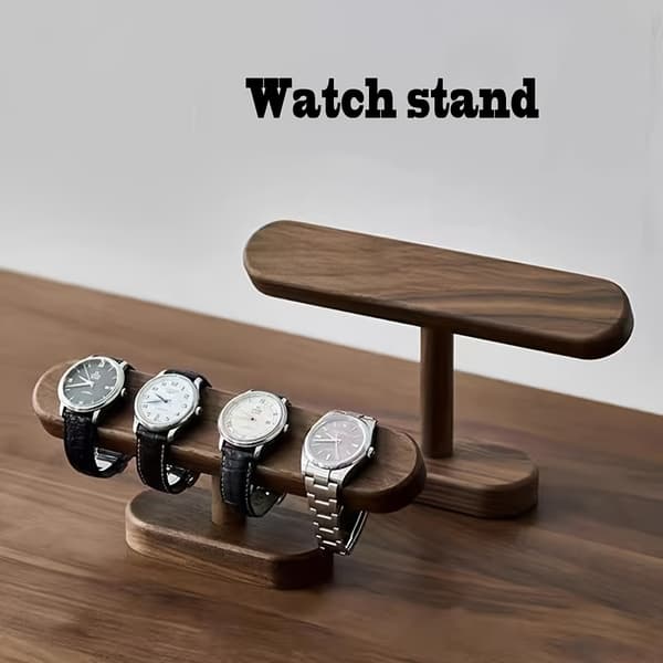 Solid Wood Watch Stand, Creative Decorative Storage Rack for Watches and Bracelets
