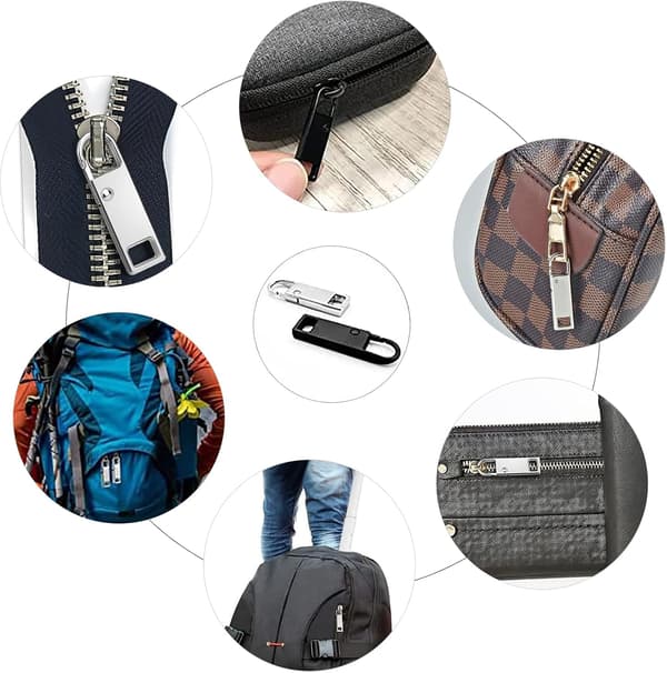 10 Pieces Zipper Pulls Zipper Replacement Zipper Pulls Zippers - Suitable for Jackets Backpacks Jackets and Suitcases