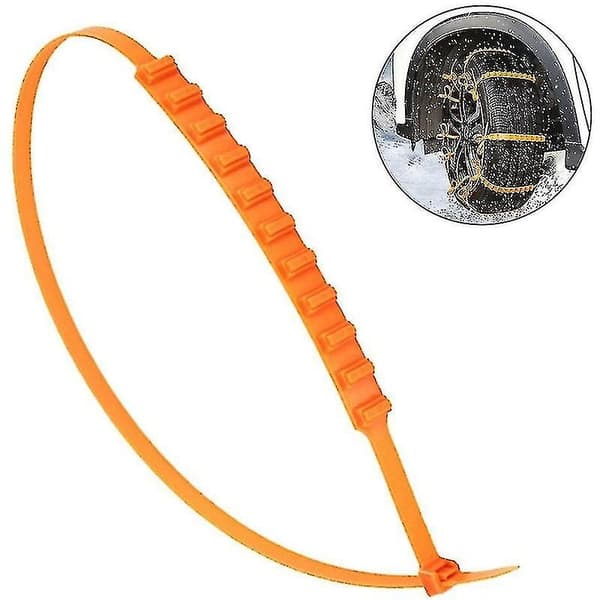 Snow Chains 10 pcs Tire Chains Car Safety Chains Vehicle Non-Slip Snow Chains Emergency Snow Chains [DB]