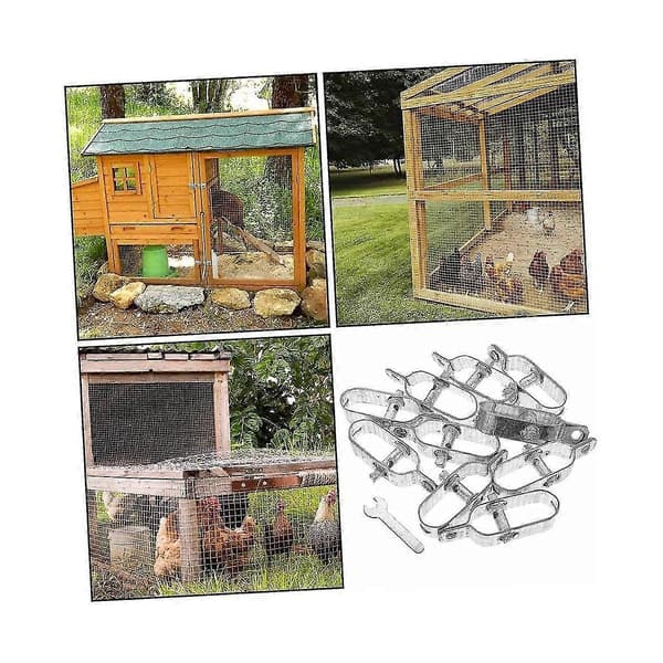 10 stk. wirestrammere, wirestrammere, strammere, tauforbindelse, metallwirestrammere