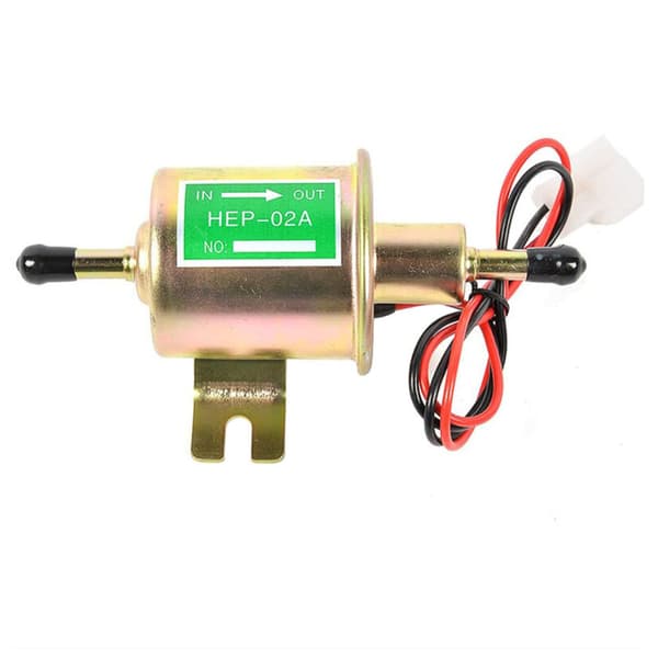 Universal 12V bränslepump HEP-02A lågtryck elektrisk gas rå O