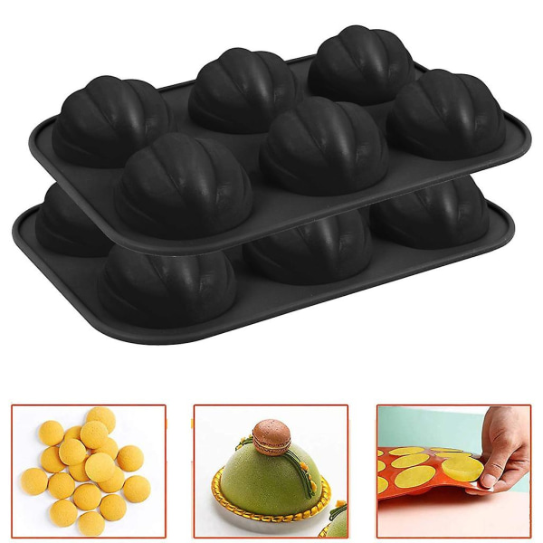 Muffinsform 6 Koppar Icke-Klibbig Muffinsform Kakbakning Snabb Utlösning Pumpaformer Grön