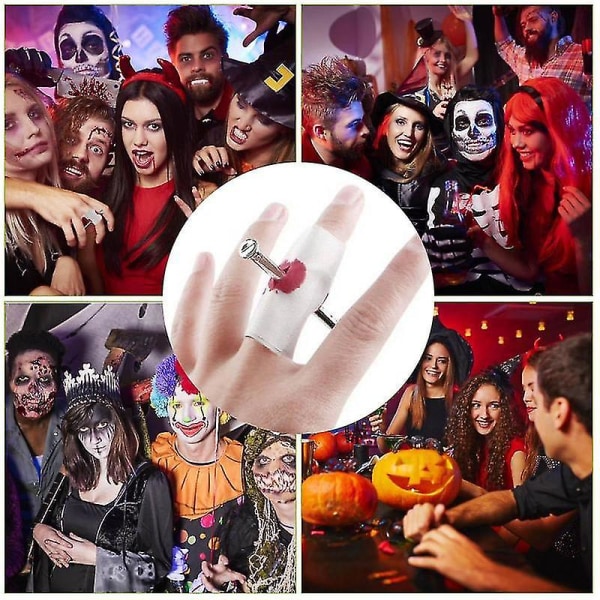 Caraele Mischief Stuff Halloween-triks Prank Finger Leker Halloween Magic Prop Idéer Finger Prank Leker April