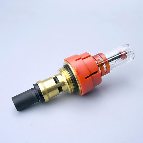 Floor heating system flow meter, room temperature and flow control device, replace flow meter for separator accessories