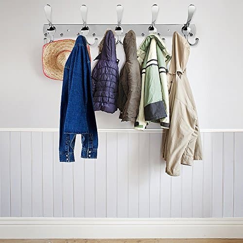 Wall Mounted Coat Hook, 1-Pack Stainless Steel Wall Mounted Coat Hanger, Durable Hooks for Bathrobes and Clothes