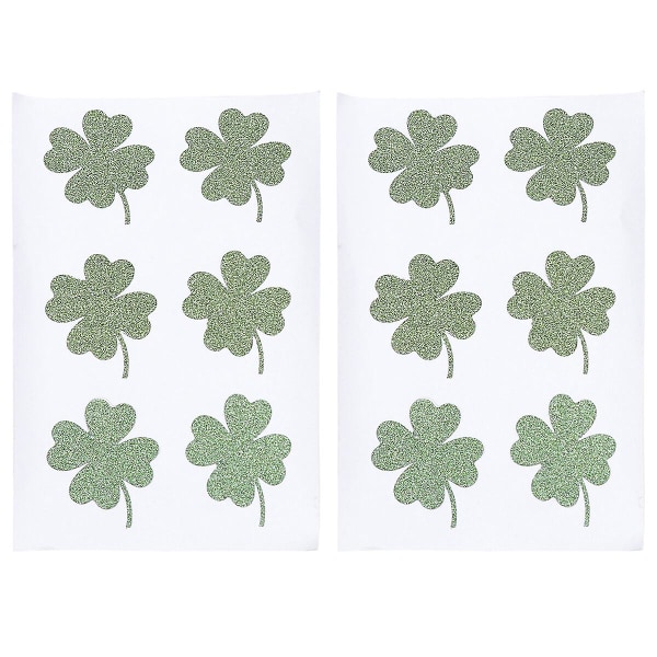 24 st/ set Sigillklistermärken Irländska väggdekaler St Patricks Day Stickers Shamrock Stickers Holiday Stickers Patrick Party DecalsGreen24st Green 24pcs