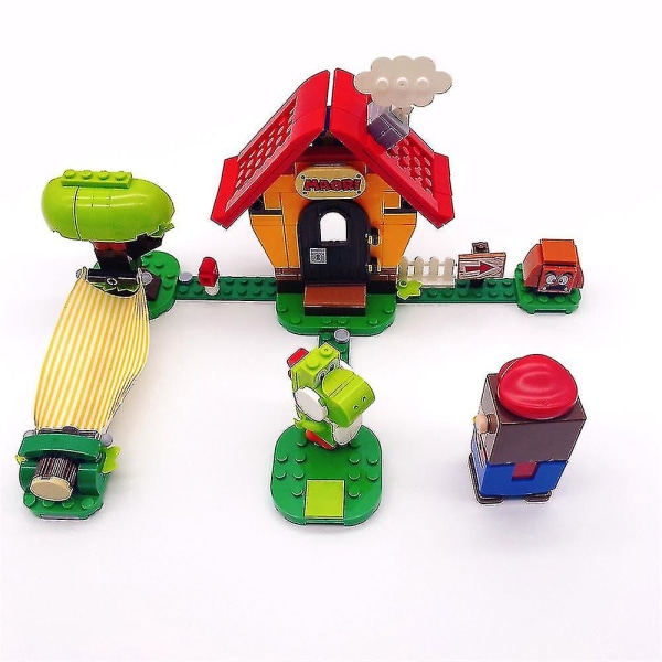 Äventyrshusmodell byggstenar byggstenar barnleksaker60017 (160st)