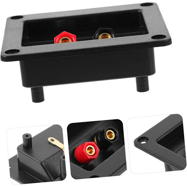 2-pack Copper Material Speaker Terminals Speaker Box Connector for Subwoofer Speakers